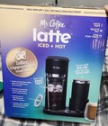 Mr Coffee 4 in 1 Single Serve Latte Iced and Hot Coffee Maker Milk Froth Black