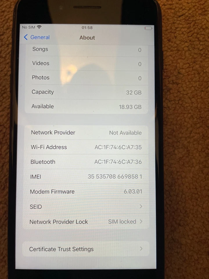 Apple iPhone 7 Plus - 32GB - Black (O2) perfect condition - Image 4 of 4