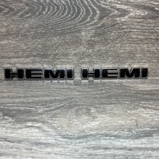 2008-2010 Dodge Charger Rt Oem Side Hemi Emblem Badge Set Black Chrome Mopar
