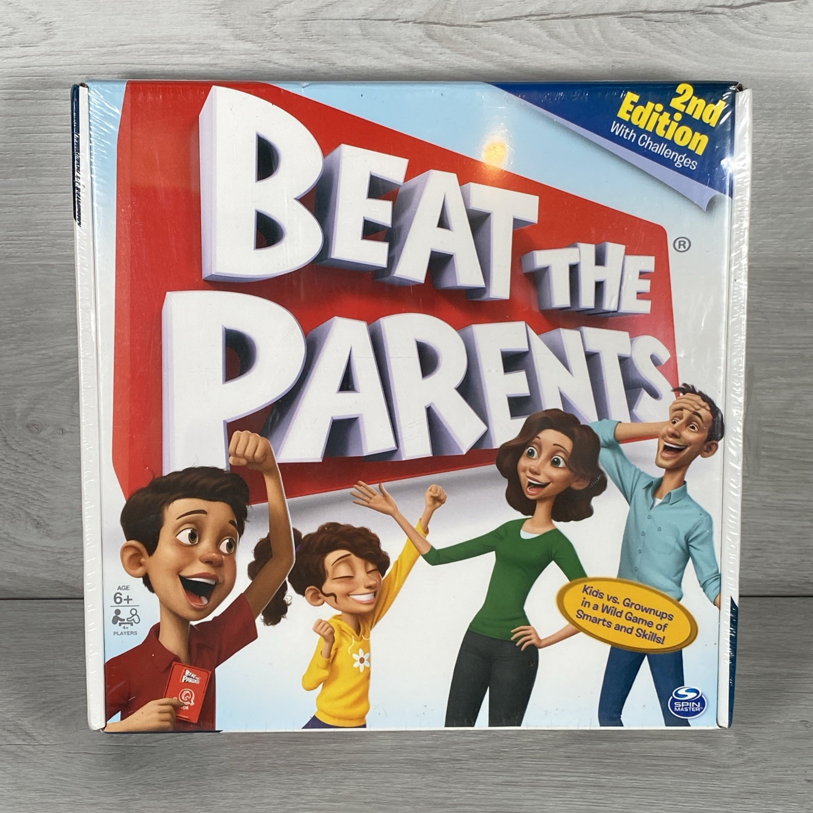 Beat The Parents Board Game 2nd Edition With Challenges Brand New Sealed
