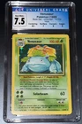 Venusaur 15/102 Holo Base Set Pokemon Unlimited CGC 7.5 Near Mint +