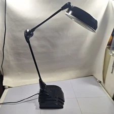 VTG Antique Art Deco FLEXO ART SPECIALTY CO Magnifying Desk Drafting Table Lamp