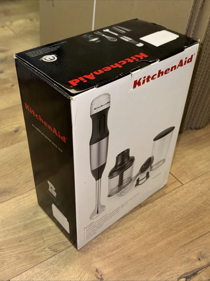 全新 KitchenAid | 有线手动搅拌机 | 3 速 | 轮廓银色 KHB2352CU — 第 3/4 张图片