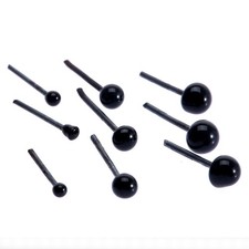 Total 150 Pairs 2/3/4mm Sewing Needle Felting Glass Eyes Bears Making Craft Tool