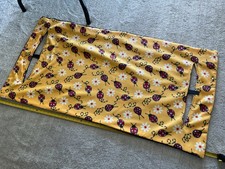 Golf Cart Seat Cover, handmade by seller, blizzard fleece and bath towel,ladybug