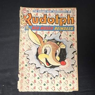 DC Comics Rudolph the Red-Nosed Reindeer 1959 Comic Book Santa Claus RARE