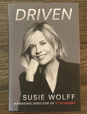 Driven Susie Wolff Book F1 Academy FREE SHIP Formula One Racing Toto Mercedes