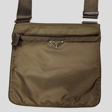 Borsa a tracolla Prada Milano in nylon marrone marrone chiaro