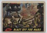 1962 Topps Bubbles Mars Attacks! Blast Off for Mars #46 7ut