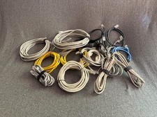 Lot of 17 cat5e ethernet patch cable RJ-45- various lengths