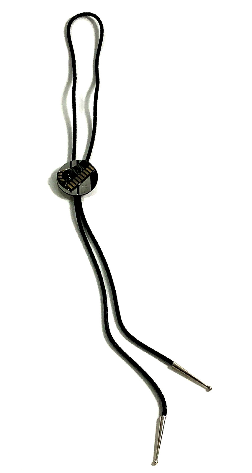 Circuit Board Bolo Tie Adjustable Slide Marion C. Martinez Artisan - NWT