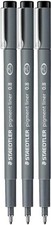 Staedtler 0.8 Mm Pigment Liner Fineliner Sketching Drawing Drafting Pens Pack of