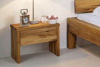 Nachttisch Nachtschrank Nachtkommode Wildeiche Eiche Massiv GeöLt Neu Ovp!!!!