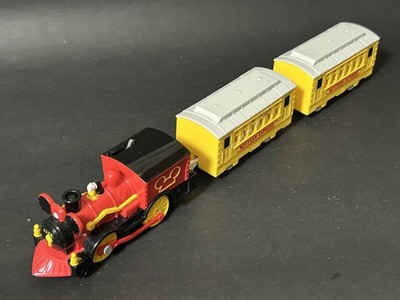 Plarail Mickey Mouse Poppo Dampflok 3-Wagen Zugset, funktioniert, ab 180