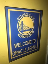 Golden State Warriors Basketball Throwback Bar Man Cave Advertising Sign