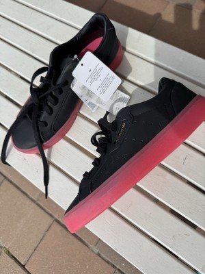 Adidas  Sleek Originals Casual Trainers Black & Pink Size UK 5/ 38-Neu /new