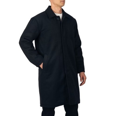Alpine Swiss Mens Zach Knee Length Jacket Top Coat Trench Wool