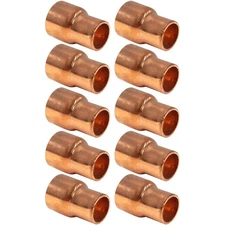 Appli Parts AP-R012038B10 1/2x3/8 in Reducing Bushing Copper pipe fittings CxC S