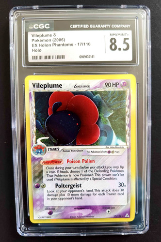 Vileplume δ graded CGC 8.5 for sale on eBay