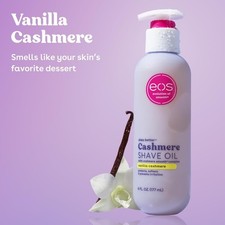 eos Cashmere Shave Oil   Vanilla Cashmere, Moisturizing Shave Oil, 6 oz