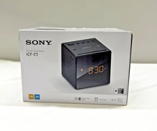 Sony ICF-C1 Cube Clock Radio - Black