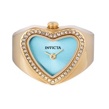 Invicta Women's Mini Angel Diamond 18.5mm Quartz Ring Watch IN-49576