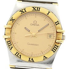 OMEGA Constellation harf bar gold Dial Quartz Men's Watch_896951