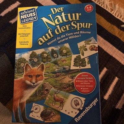 Ravensburger der Natur auf der Spur Familienspiel 1988