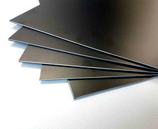 Plastic Sheet 2mm Black Polystyrene Sheets High Impact HIPS A5 A4 A3 Matt finish
