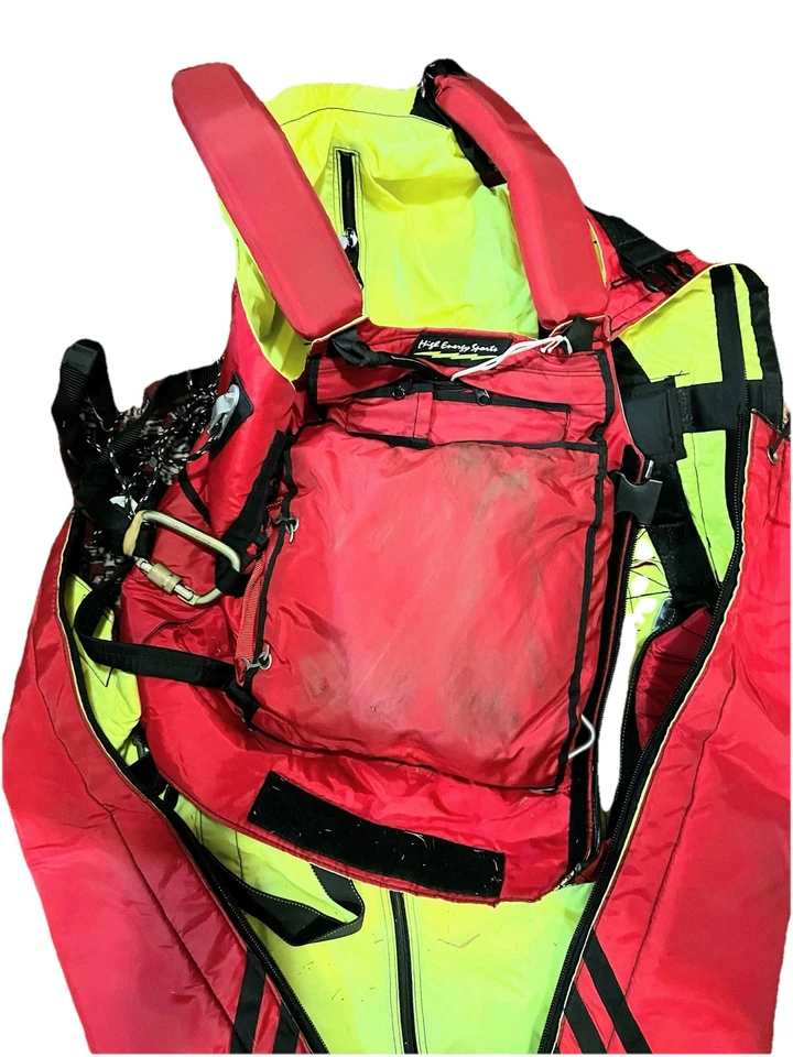 Arnés Trazador deportivo de alta energía usado para deslizamiento ala delta Foto 2 de 4