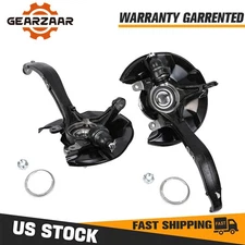 Pair Front Wheel Bearing Hub Knuckle Assembly For 2008-12 Honda Accord 2.4L 3.5L