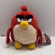 Official Angry Birds Plush Red Bird 2017 Rovio Toy Factory 9 In Used with Tags