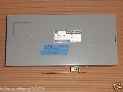 NEW WESTINGHOUSE 56-E-0222 30 AMP 240V SIZE 1 STARTER BREAKER BUS PLUG ITAP361