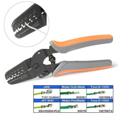 IWS-2820 Crimp Werkzeuge für Klemmen Steckverbinder MOLEX TYCO JST 0,08-0,5 m²