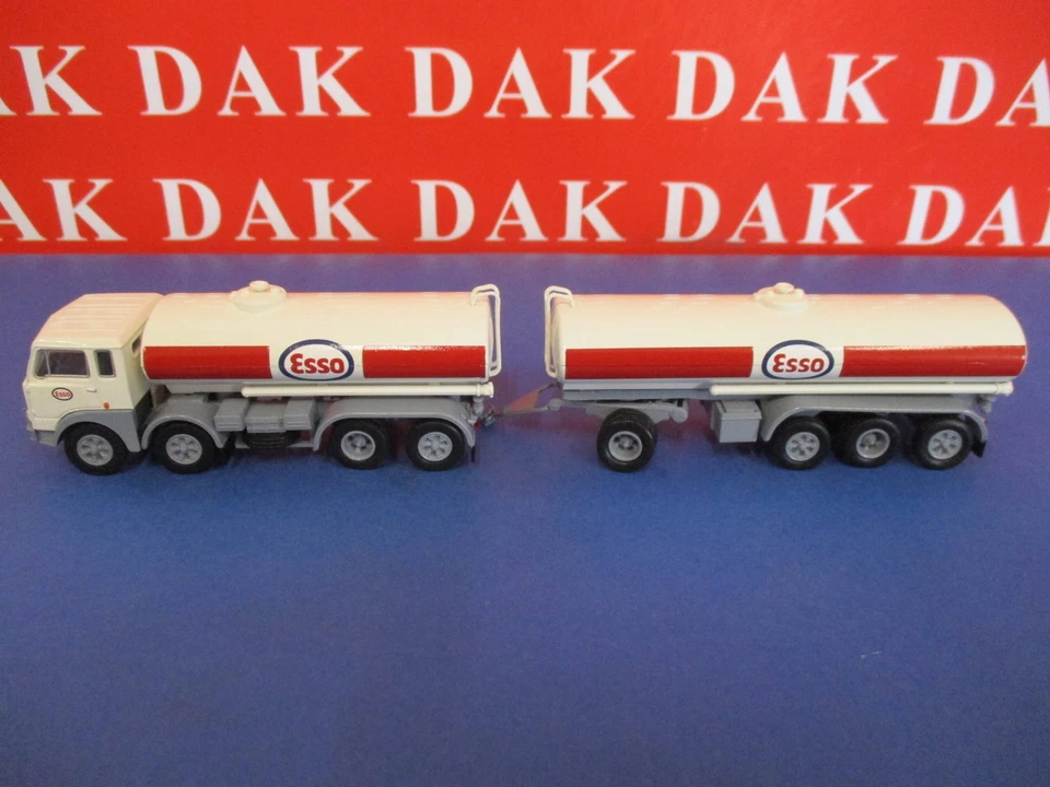 1/87 Modellino Camion Truck Fiat 690 Millepiedi Cisterna Esso by Brekina - Immagine 2 di 4