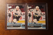 2016-17 Timo Meier Upper Deck YG Young Guns Rookie RC San Jose Sharks (2 Cards)