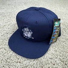 Vintage Georgetown Hoyas Hat Youth Snapback Jack The Bulldog Logo Navy TOW Cap