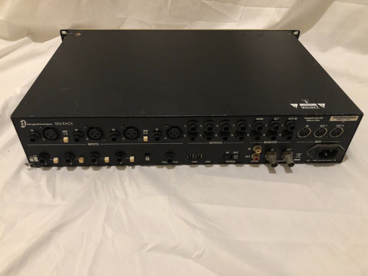 Digidesign  protools  003 rack 箱プラグイン付き Digidesign 003 Rack Factory | Sweetwater