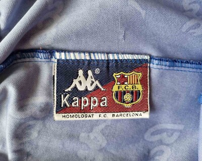 Short FC Barcelone Domicile 1992-1995 Kappa - Vintage, Taille XL, Rouge Et Bleu