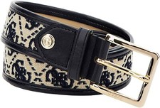 Guess Noelle Reversible 4G Logo Womens Belt In Navy Multi S - L
