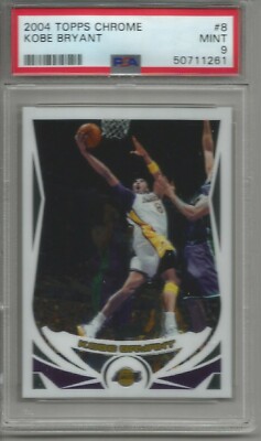 Kobe Bryant 04/05 Topps Chrome #8 PSA 9 | eBay