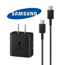 Original Samsung Galaxy S26 S25 Series 25W Super Fast PD Power Adapter  Cable