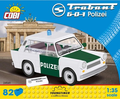COBI - construction set - 82 pcs - TRABANT 601 Polizei - 1/35 - COB24541