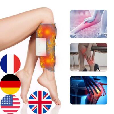 Beinmassagegerät Elektrische Heizung Kniebandage Wiederaufladbar Luftkompression Heiß Kompre