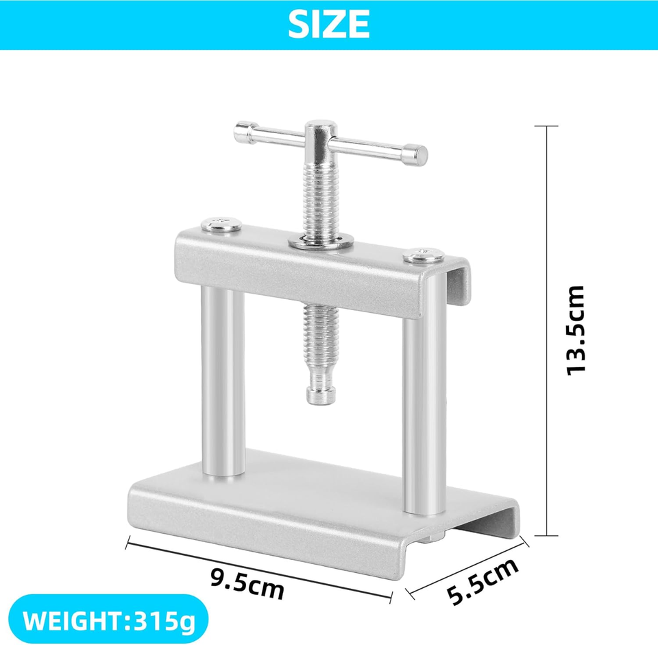 Watch Press Tool Set, Watch Press Set Back Case Closer with 12 Molds