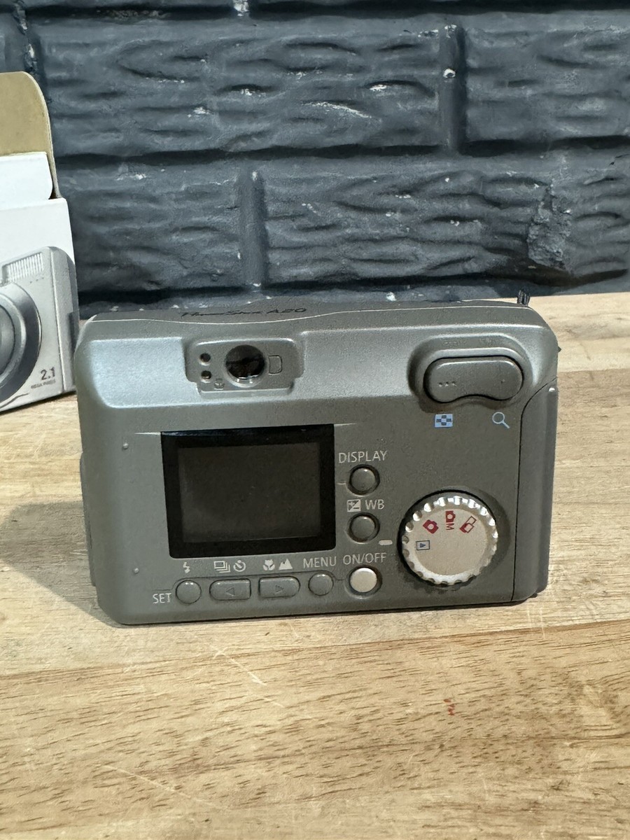 Canon PowerShot Vintage CCD Digicam A20 2.0MP Digital Camera - No