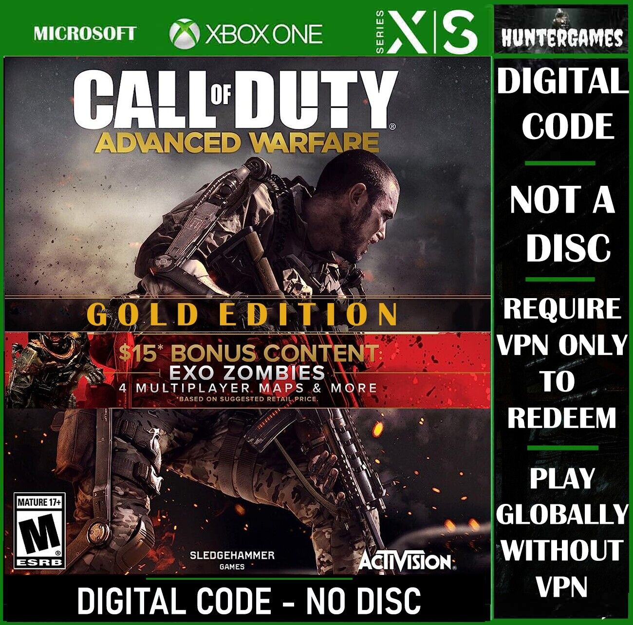 Call of Duty: Advanced Warfare Day Zero Edition, Activision, Xbox 360,  [Physical] 