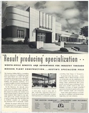 1939 Austin Co. Ad: ARMCO, American Rolling Mill Co. Middletown, OhiO Lab Pics