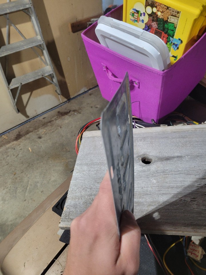 Vintage Texas Farm Trailer License Plate CCCG93 EXPIRED OVER 3 YEARS