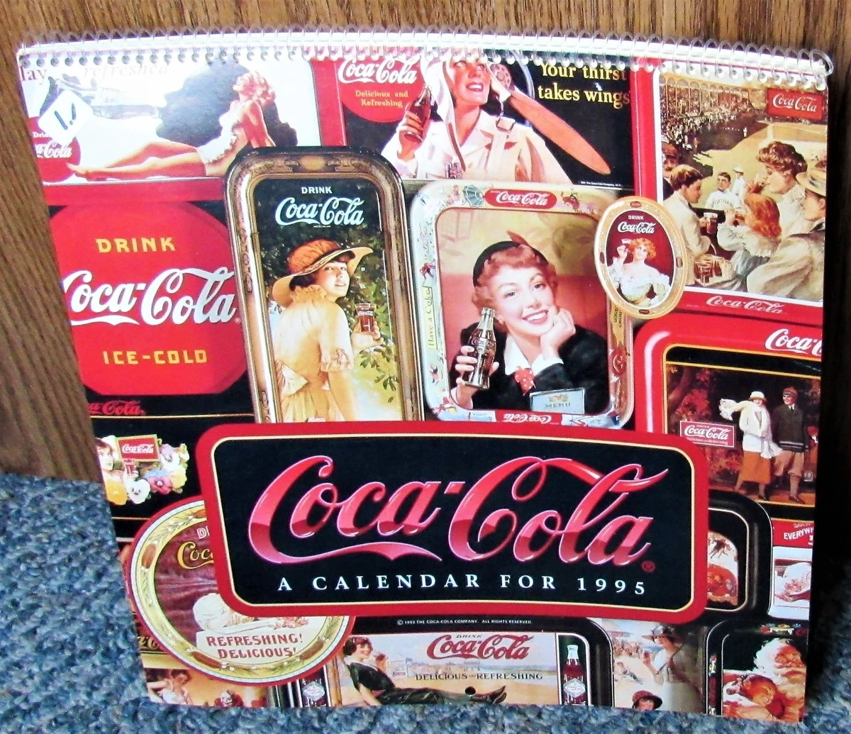 COCA COLA 1995 CALENDAR PHOTOS FROM 1931 TO 1964 EXCELLENT | eBay